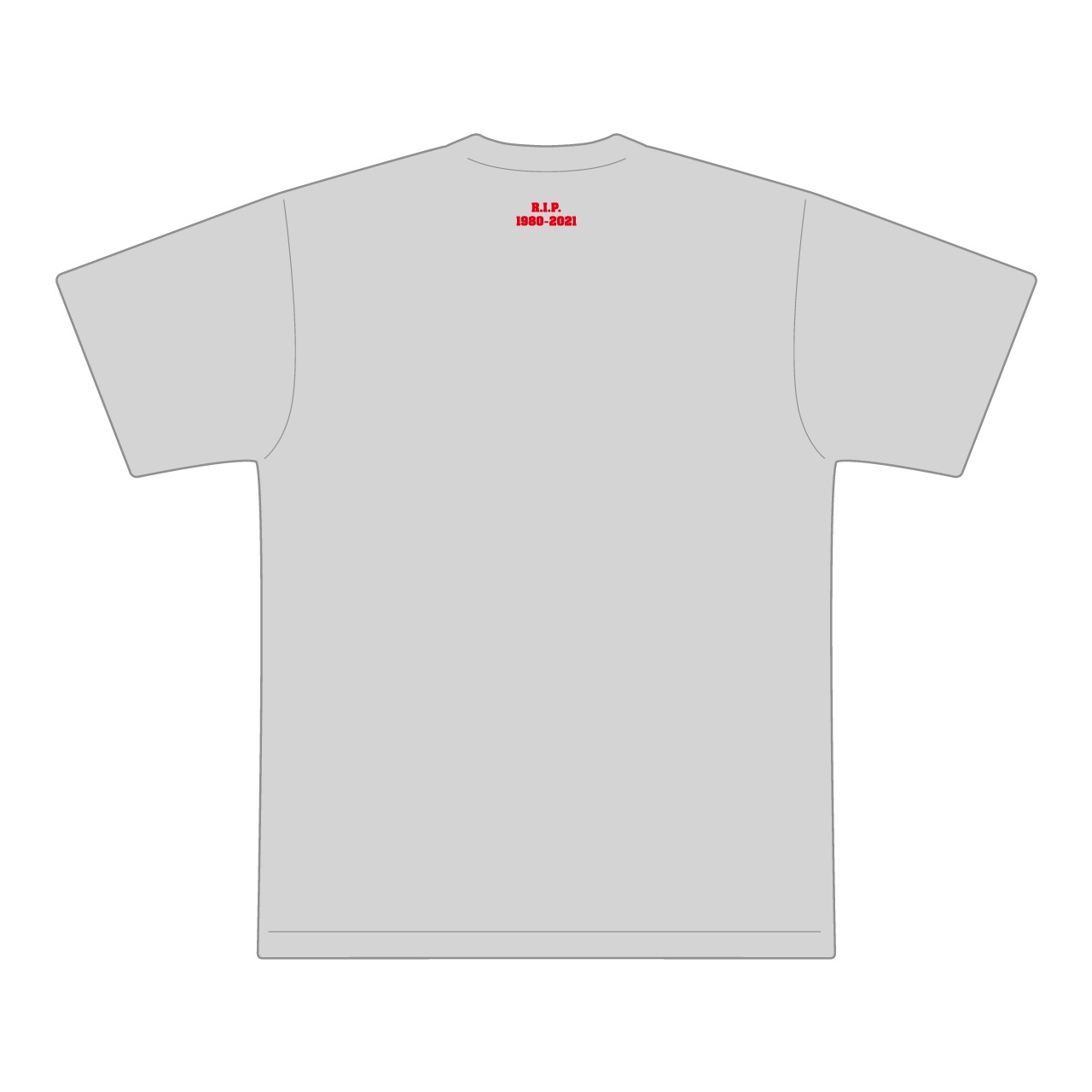 STICKY追悼Tシャツ（裏）