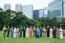 蓮沼執太フィル「浜離宮アンビエント」出演者。（撮影：川島悠輝）