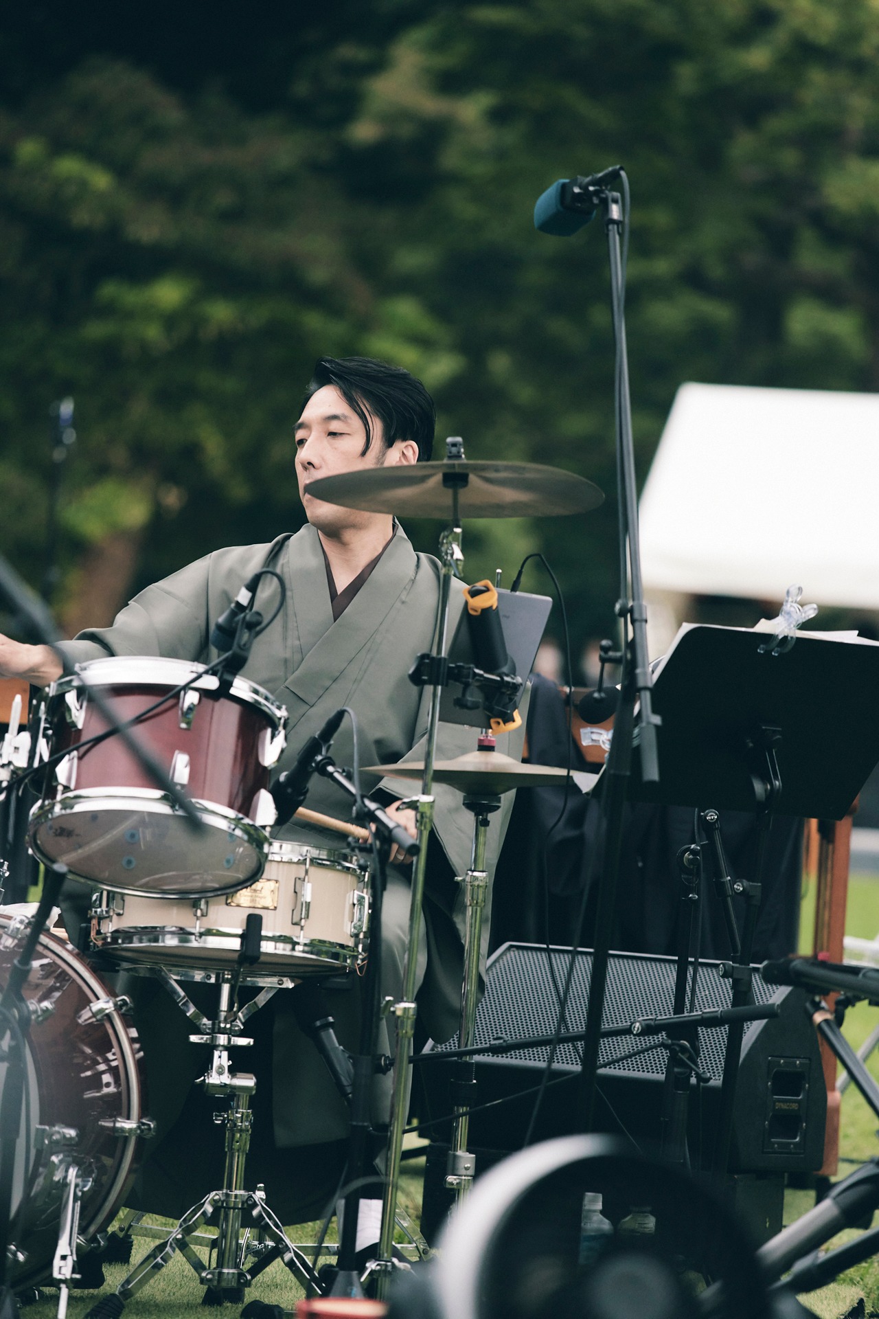 尾嶋優（Dr）（撮影：川島悠輝）