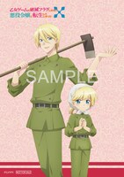 「乙女ゲームの破滅フラグしかない悪役令嬢に転生してしまった…X」OP・ED連動キンクリ堂購入特典L版ブロマイド (c)山口悟・一迅社 / はめふらＸ製作委員会