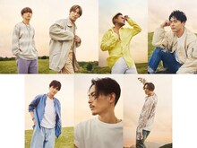 三代目 J SOUL BROTHERS from EXILE TRIBEのソロアーティスト写真。上段左からNAOTO、小林直己、ELLY、山下健二郎、下段左から岩田剛典、今市隆二、登坂広臣。