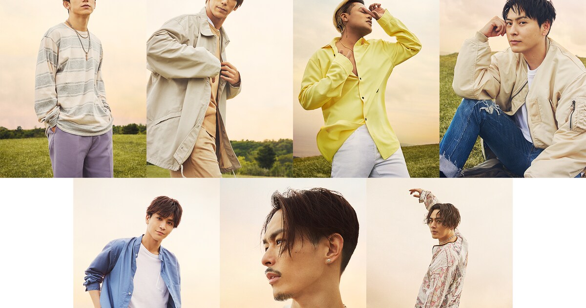 三代目 J SOUL BROTHERS、ソロアーティスト写真でリラックスした表情 