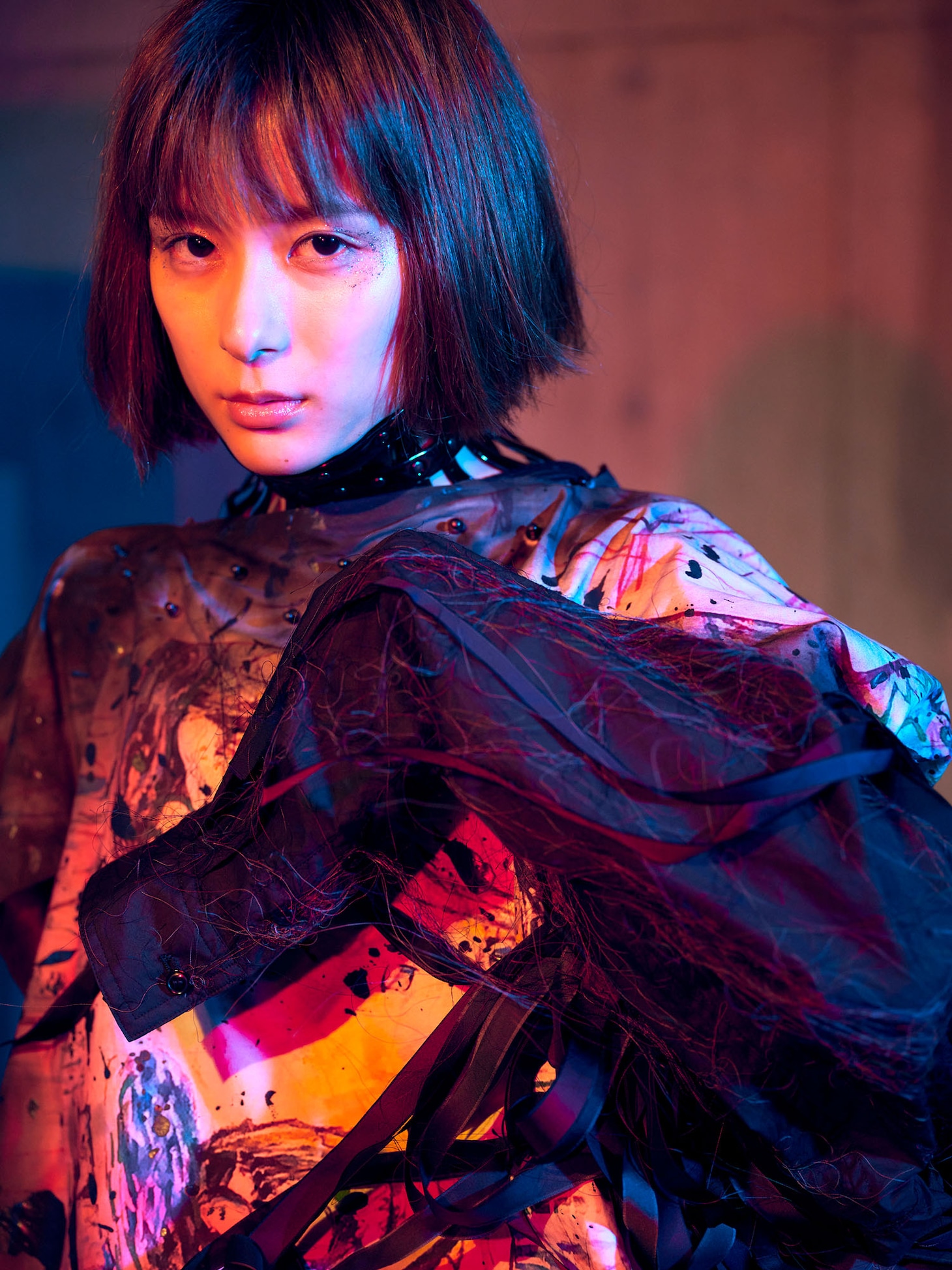 芳根京子（「装苑」2021年7月号誌面掲載外カット）。（撮影：神藤剛）