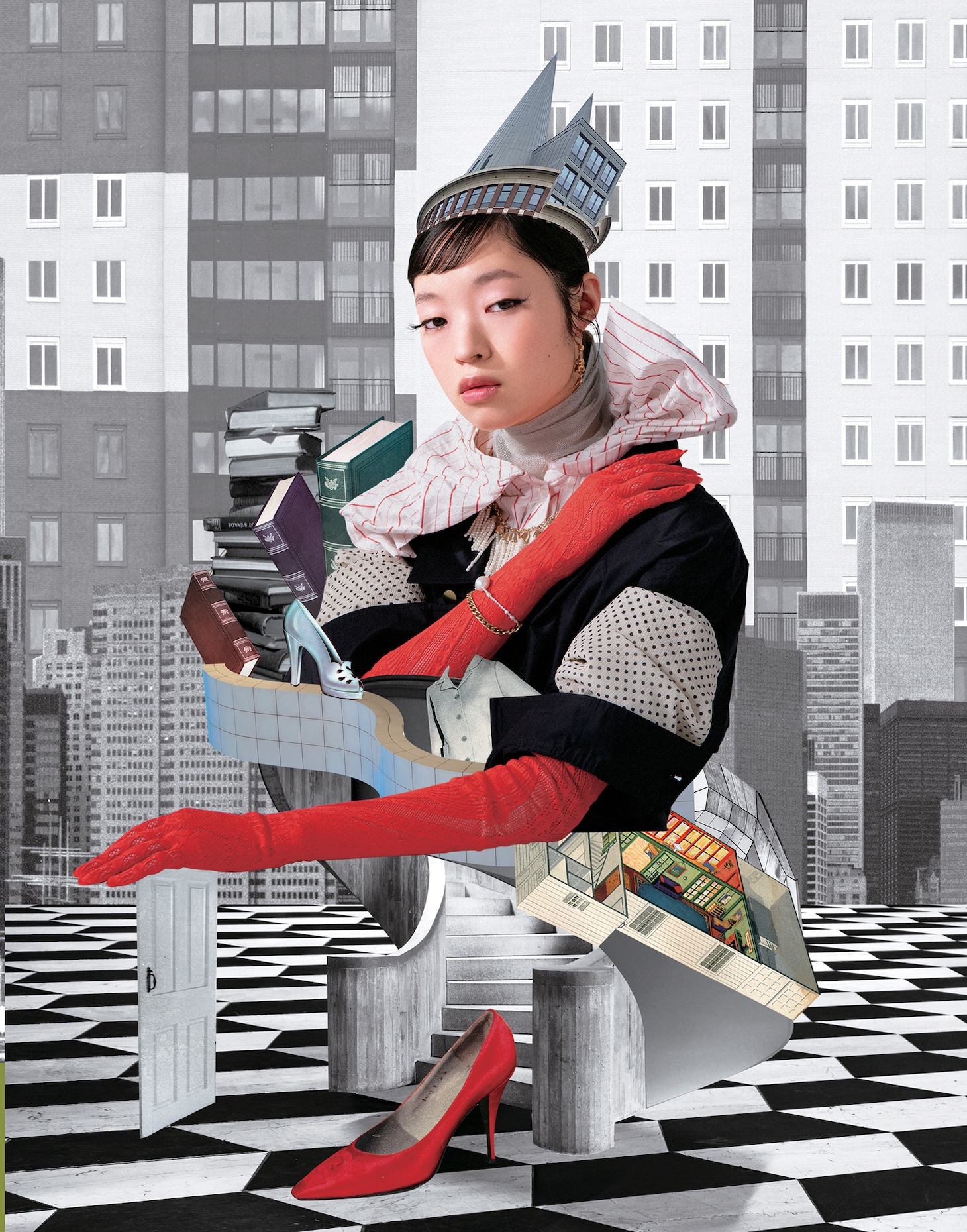 「装苑」2021年7月号より。（アートワーク：M!DOR! / 撮影：土屋純［文化出版局］）