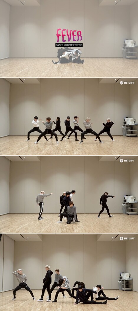 ENHYPEN「FEVER」ダンスプラクティスビデオより。(c)BELIFT LAB
