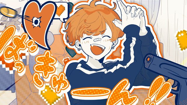 めいちゃん「小悪魔だってかまわない！」ミュージックビデオのワンシーン。