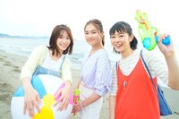 映画「胸が鳴るのは君のせい」撮影時の様子。