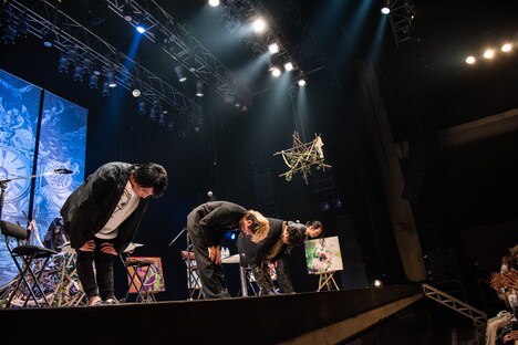 THE ORAL CIGARETTES「TALK & MUSEUM TOUR」神奈川・CLUB CITTA'公演の様子。（撮影：ハタサトシ）