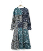 LIBERTY × ANEVER FLOWER PATCHWORK DRESS