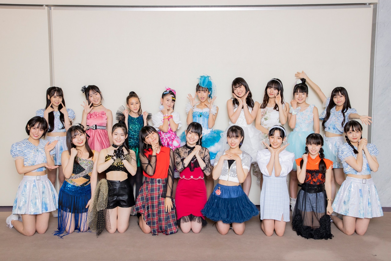 「Hello! Project 研修生発表会2021 ～春の公開実力診断テスト～」に出演したハロプロ研修生たち。