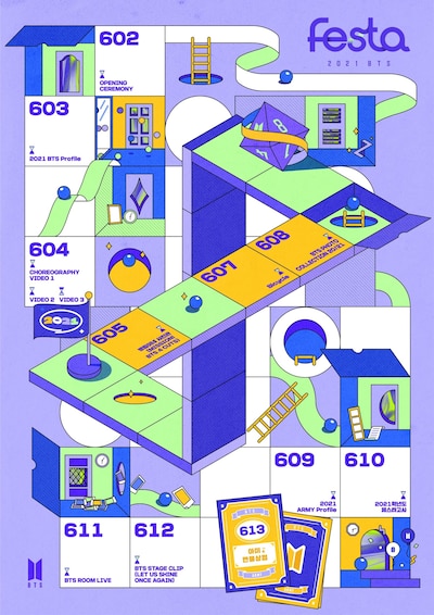 「2021 BTS FESTA」タイムライン (c)BIGHIT MUSIC