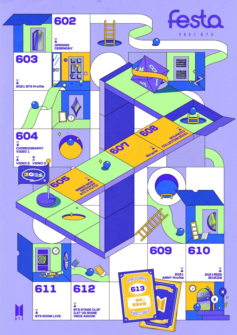 「2021 BTS FESTA」タイムライン (c)BIGHIT MUSIC