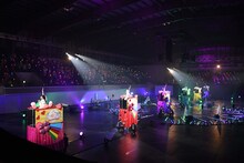 超ときめき▽宣伝部「ときめき▽夏の晴れ舞台 2020-2021 ～はじまりのときめきパレード～」の様子。