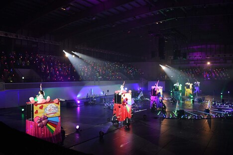 超ときめき▽宣伝部「ときめき▽夏の晴れ舞台 2020-2021 ～はじまりのときめきパレード～」の様子。