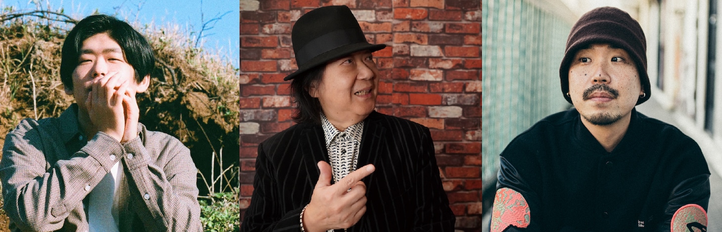 左からSTUTS、ミッキー吉野、Campanella。