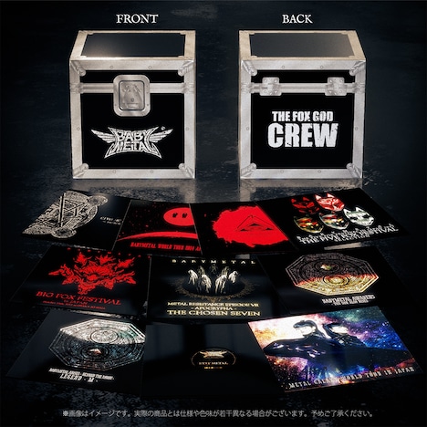BABYMETAL「THE ONE SPECIAL TOUR BOXSET」収録内容イメージ。