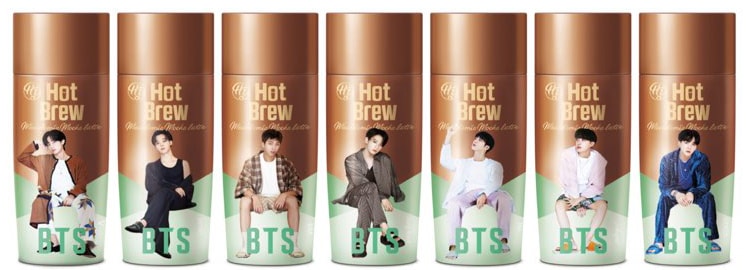 BTSパッケージ付きコーヒー 日本先行発売！BTSコーヒー“ホットブリューアメリカーノ”登場