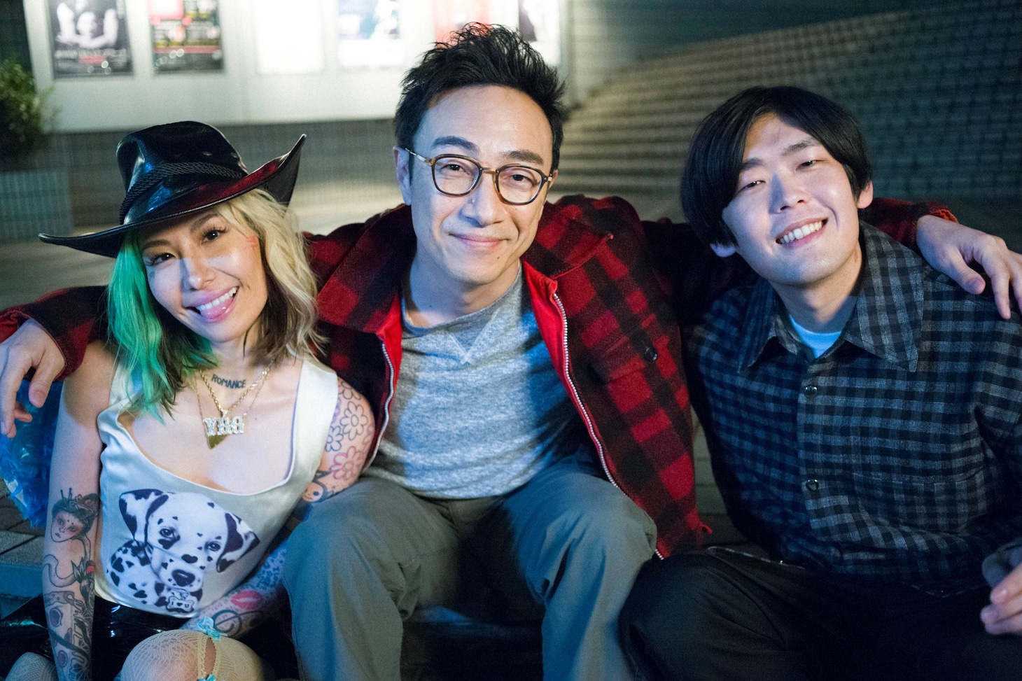 左からNENE、角田晃広（東京03）、STUTS。（Photo by seiji shibuya）