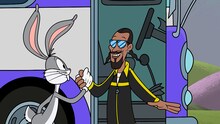 「新 ルーニー・テューンズ」より、バッグス・バニーとスヌープ・ドッグ。(c)A Looney Tunes Production. Copyright 2021 Warner Bros. Entertainment Inc. All rights reserved.