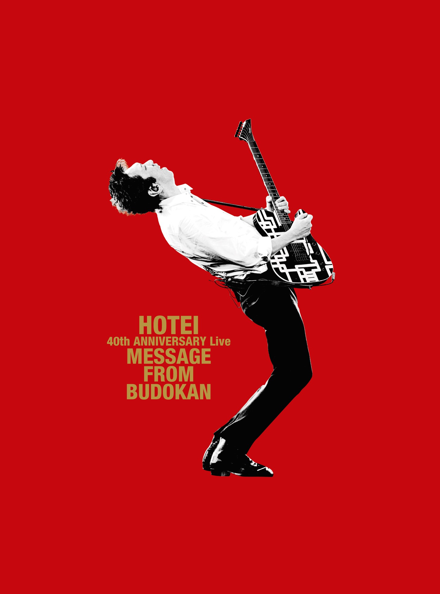 布袋寅泰「40th ANNIVERSARY Live "Message from Budokan"」完全数量限定盤ジャケット