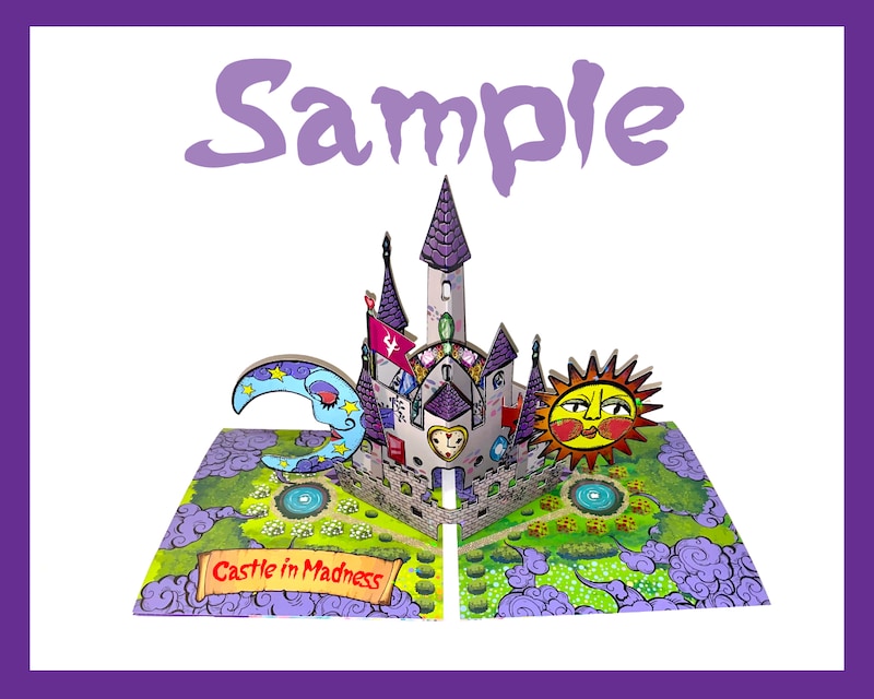 4s4ki「Castle in Madness」“初回限定狂気ノ飛出絵本仕様”ジャケットイメージ