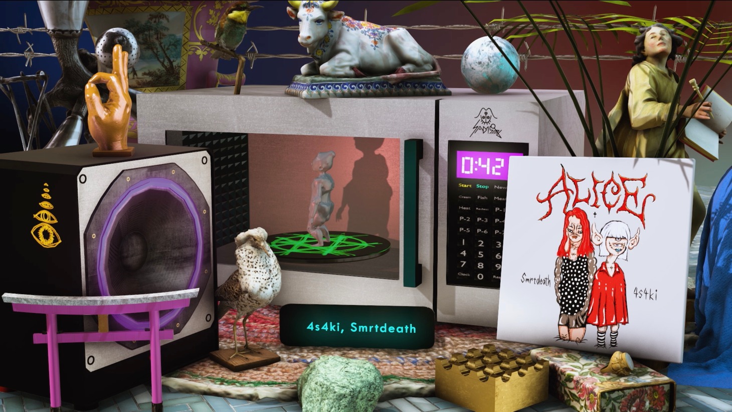 4s4ki「ALICE feat. Smrtdeath （44 seconds）」のサムネイル。
