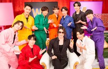 Snow ManとROLAND。(c)TBS