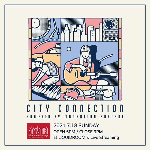 「City Connection powered by Manhattan Portage」告知ビジュアル