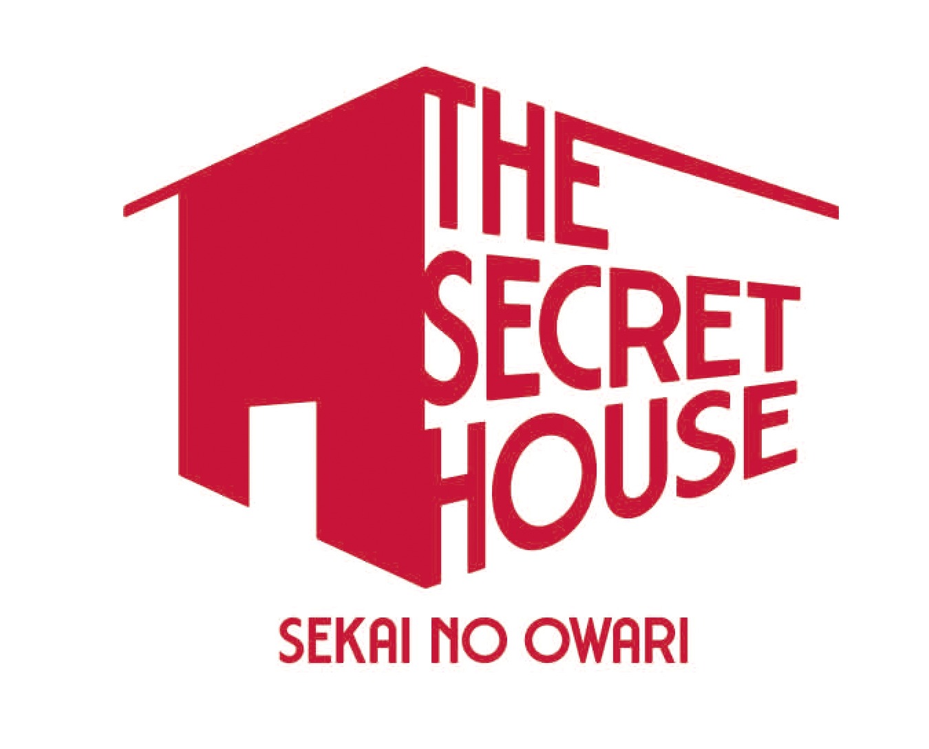 「SEKAI NO OWARI“THE SECRET HOUSE”」ロゴ