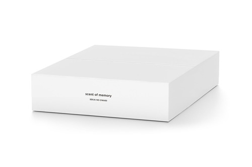 SEKAI NO OWARI「scent of memory」キャンドル盤の特製配送BOX。