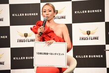 ダイエットのコツについて語る倖田來未。