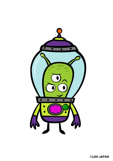 「KICK&SLIDE」のキャラクター、ピピポ。