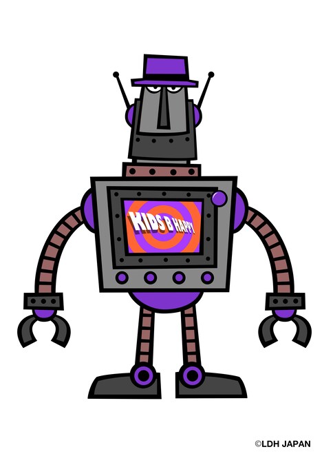 「KICK&SLIDE」のキャラクター、ロボボ。