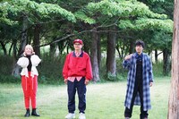 左から木村カエラ、Bose（スチャダラパー）、森山直太朗。