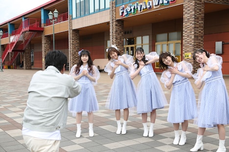 CROWN POP「なりたいガール」ミュージックビデオの撮影風景。