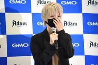 マスクの位置を調整するまふまふ。