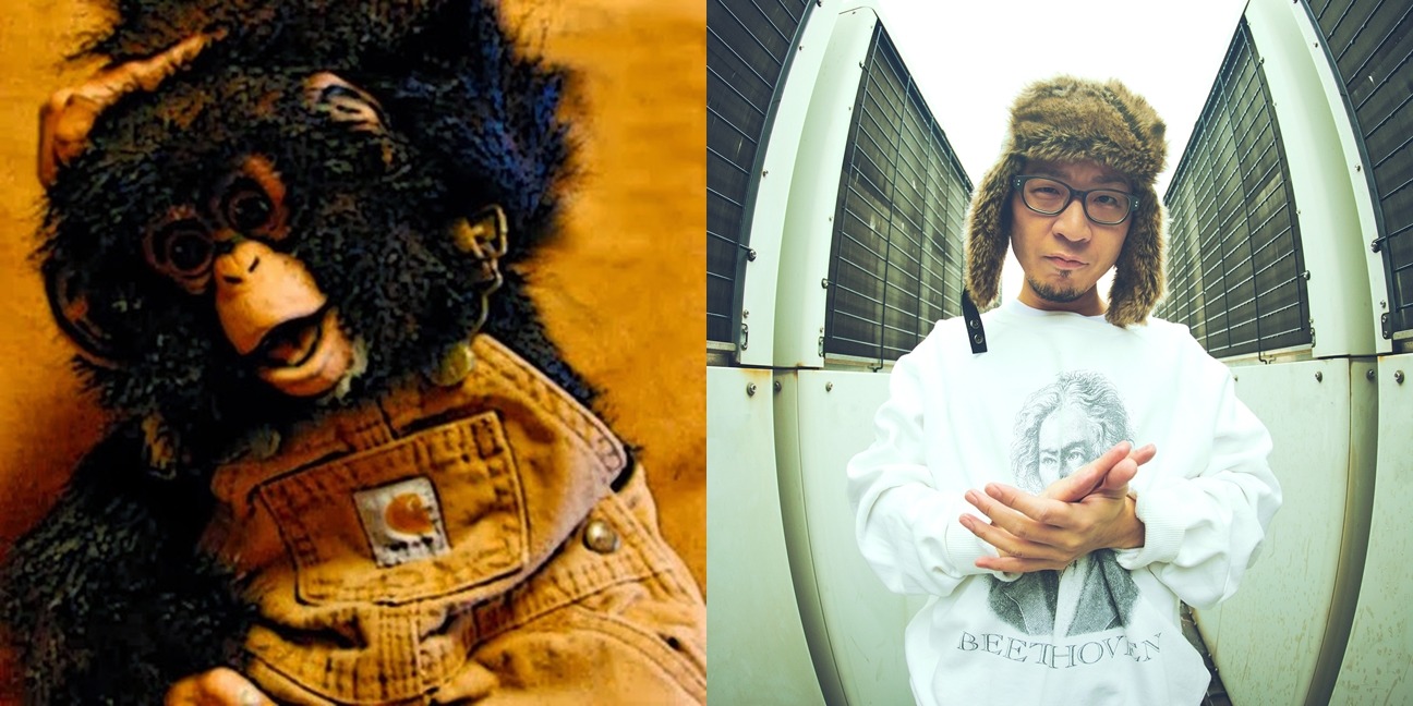SITE（Ghetto Hollywood）とPUNPEE。（PUNPEE撮影： TAKESHI SHINTO）