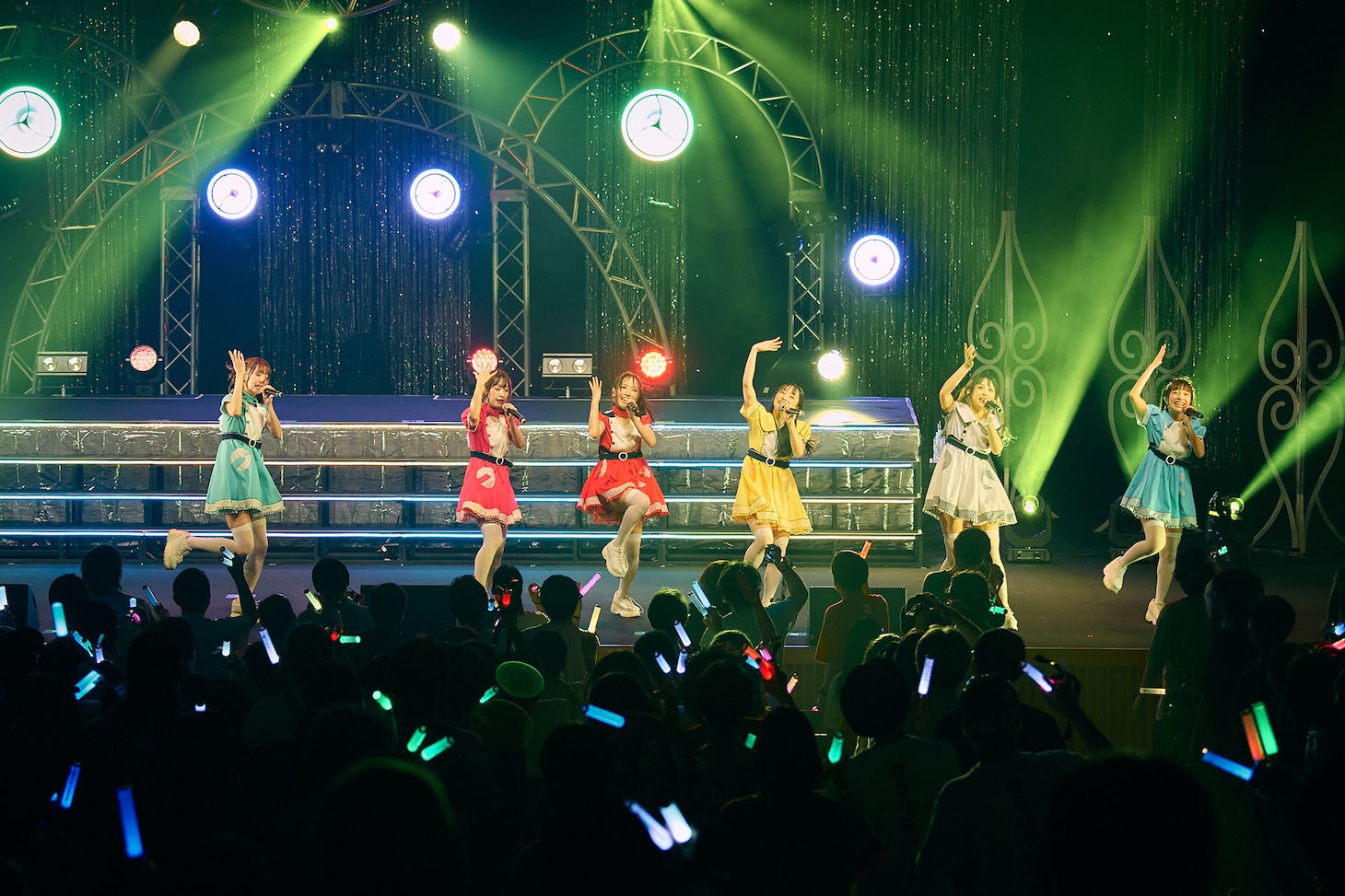 「クマリデパート 7thワンマンライブ in LINE CUBE SHIBUYA『あのクマとあの場所あで』」の様子。（Photo by Jumpei Yamada）