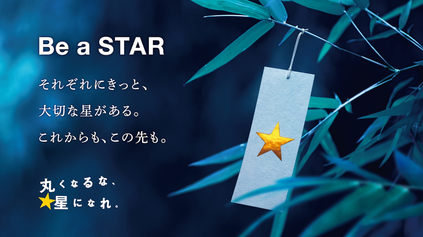 「Be a STAR -それぞれにきっと、大切な星がある。-」より。