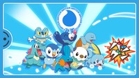 テレビアニメ「ポケットモンスター」エンディングアニメーションのワンシーン。