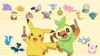 テレビアニメ「ポケットモンスター」エンディングアニメーションのワンシーン。