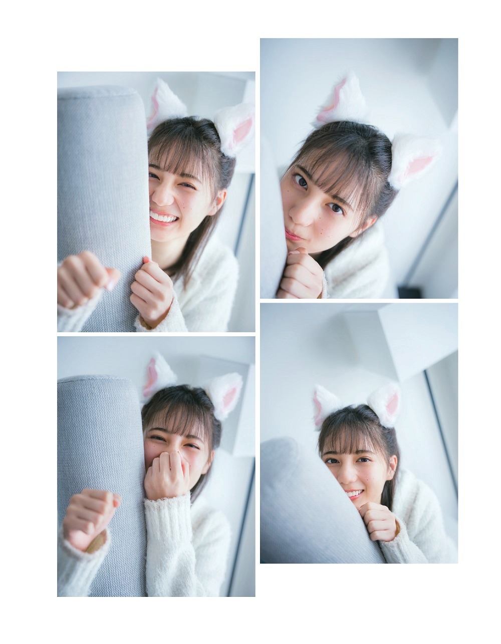小坂菜緒1st写真集「君は誰？」より。（撮影：藤原宏）