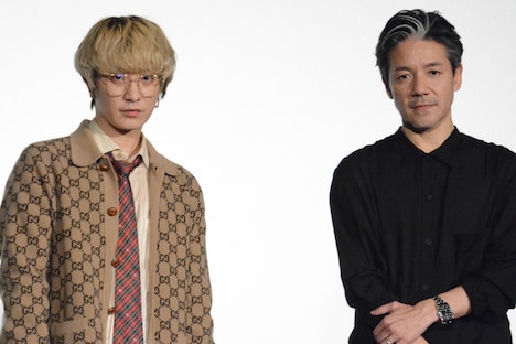 左からFukase（SEKAI NO OWARI）、永井聡。