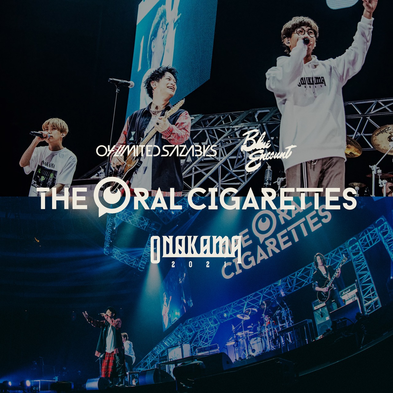 04 Limited Sazabys、THE ORAL CIGARETTES、BLUE ENCOUNT「ReI（ONAKAMA 2021 Live）」配信ジャケット
