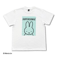 SUPERSONIC×miffy コラボTシャツ ホワイト