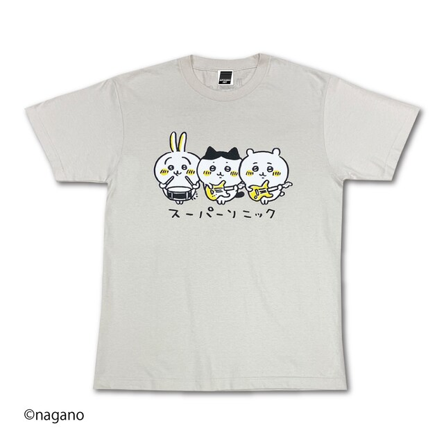 SUPERSONIC×ちいかわ コラボTシャツ ベージュ