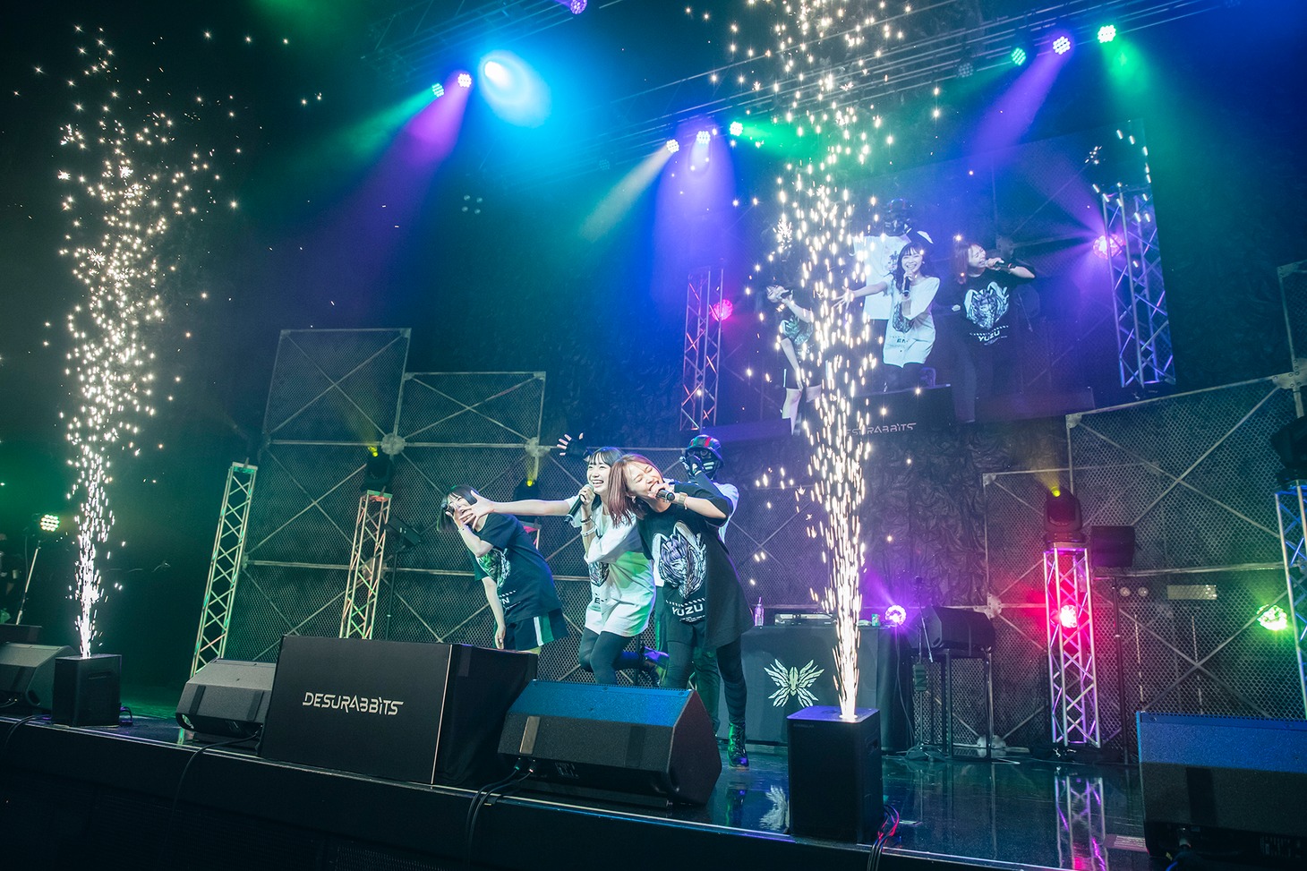 DESURABBITS「LAST JUMP」リハーサルの様子。（Photo by Sana Utsumi）