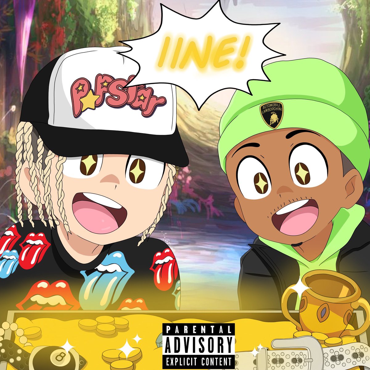 Only U & HEZRON「IINE!」配信ジャケット