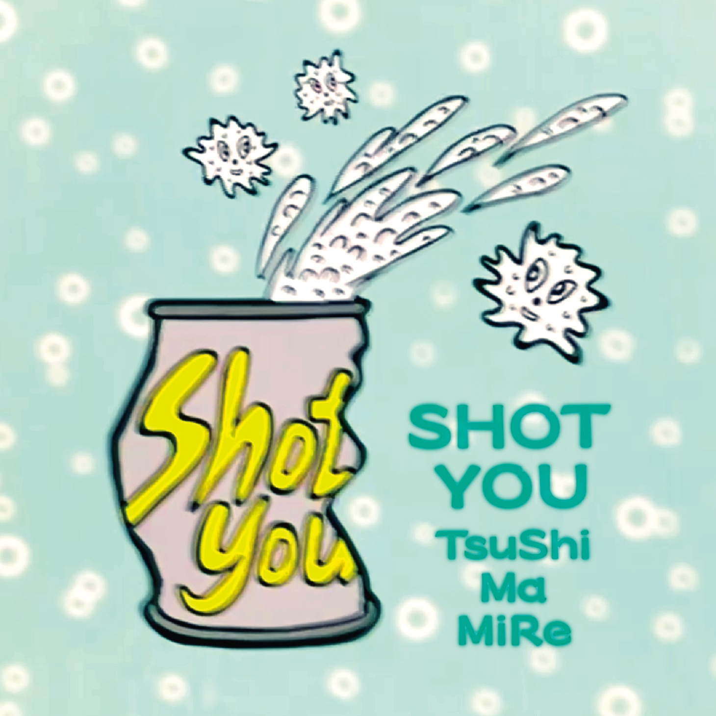 つしまｍりえ「SHOT YOU」配信ジャケット