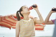 コカ・コーラ新CM「この瞬間が、私。」Summer編撮影時の様子。